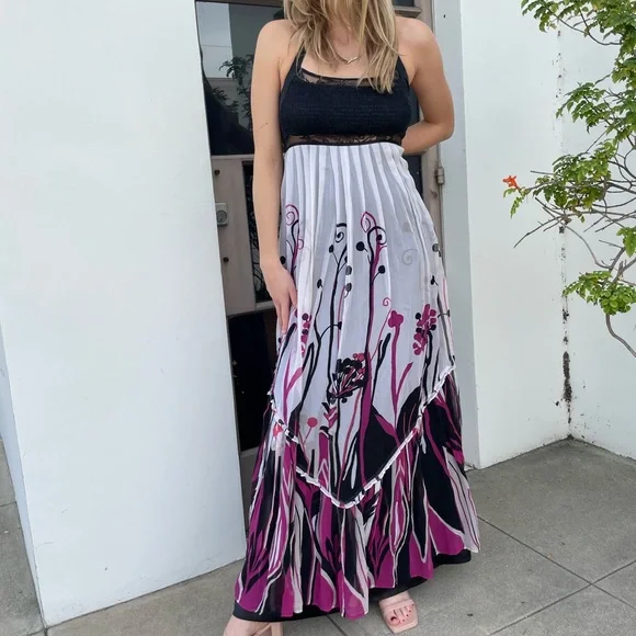 bebe | Dresses | Y2k Bebe Halter Top Maxi Dress | Poshmark